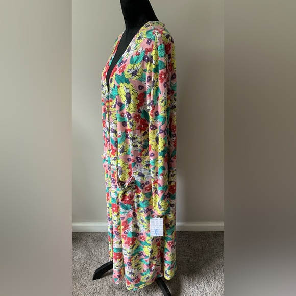 LuLaRoe Floral Cardigan - Multicolor - Picture 2 of 12